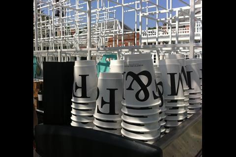 Fortnum and Mason is outside Hyde Park's Serpentine Gallery